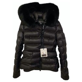 Moncler Grenoble Daunenjacke schwarz Nylon