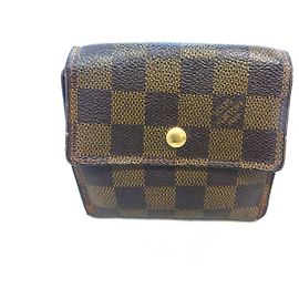 Louis Vuitton Elise Damier Ebène Geldbörse Braun