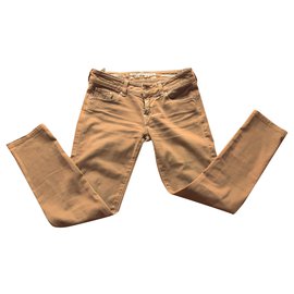 Jacob Cohen J713 Vaqueros Taupe Algodón