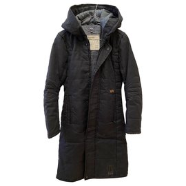 Autre Marque Abrigo vaquero G-Star con capucha azul oscuro