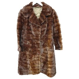 Autre Marque Cappotto di visone marrone