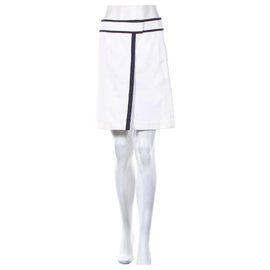 Falda blanca Joseph de algodón talla 36
