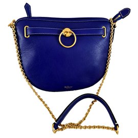 Mulberry Brockwell Cobalt Blue Silky Calf - Mai indossato