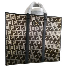 Borsa tote FENDI con motivo FF