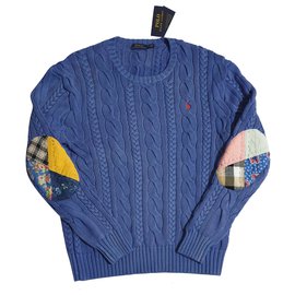 Polo Ralph Lauren blauer Baumwollpullover