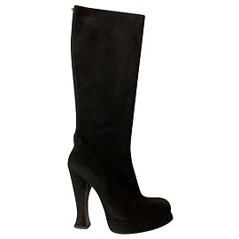 Botas Marni de camurça preta