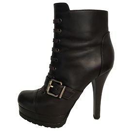 Botines Fendi de piel marrón