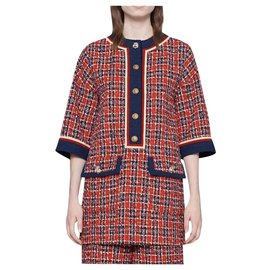 gucci 2018 ABITO TUNICA IN TWEED CHECK - Gucci