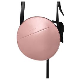Borsa a mano Marni Tambourine in pelle marrone rosa