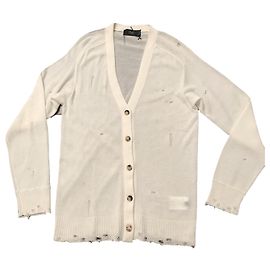 Autre Marque Maison Flâneur Strickjacke Creme Kaschmir