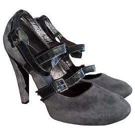 Décolleté Casadei in scamosciato grigio taglia 39
