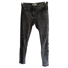 Vaqueros Acne Studio Antracita Algodón S