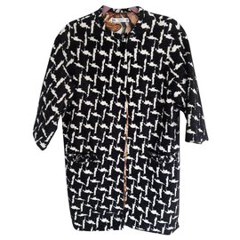 Abrigo de algodón azul pavo real - Autre Marque