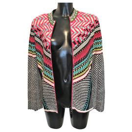 Aldo Martins Strickjacke Mehrfarbig Baumwolle Bambus - Autre Marque