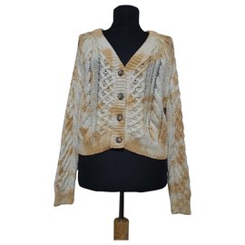 Juicy Couture Bird Cardigan Beige Cotton