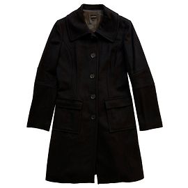 Cappotto in lana blu navy Pennyblack