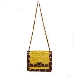 Ledertasche mit Alligator-Print von Angel Jackson