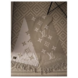 Louis Vuitton Reykjavik Schal Grau Kaschmir