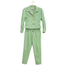 Conjunto Givenchy de algodão verde Tamanho 38