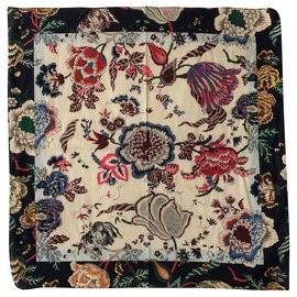Foulard carré Tory Burch in cotone con motivo paisley