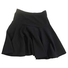 Falda Twin Set de viscosa negra M