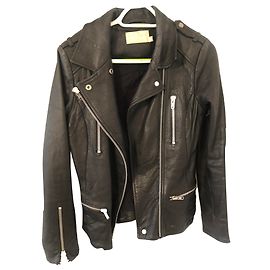 W118 by Walter Baker Lederjacke Schwarz