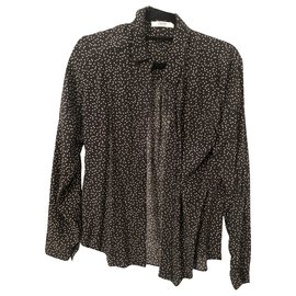 Zapa Schwarzes Viscose Top