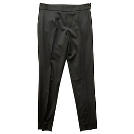 Emporio Armani Treggings de lana azul marino marino