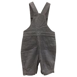 Salopette Cyrillus Cyril Grey gris foncé coton 9 mois