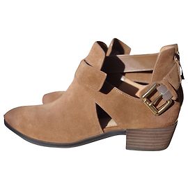 Michael Kors Mercer Stiefeletten Wildleder Caramel