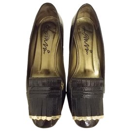 Mocasines Lanvin de charol negro