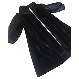 Autre Marque Abrigo de visón Blackglama americano marrón oscuro