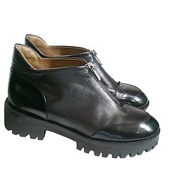 Botines Emporio Armani de piel negra