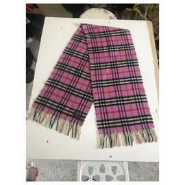 Sciarpa Burberry in cashmere rosa
