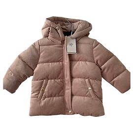 Tartine et Chocolat Pufferjacke Suede Touch rosa 6 Monate