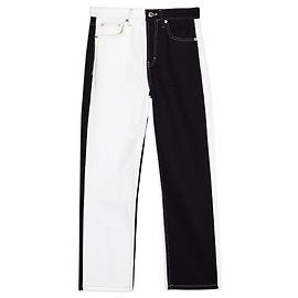 Vaqueros Topshop Bicolores de Denim Negro