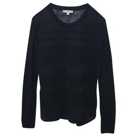 Dagmar Transparente Bluse Schwarz mit langen Ärmeln