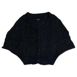 Bruuns Bazaar Cardigan Schwarz Mohair Nylon
