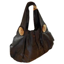 Borsa a mano Gucci Hysteria in pelle nappa nera