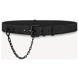 Louis vuitton signature 35mm belt 90cm