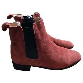 Stivaletti Chelsea Bimba & Lola camoscio arancio