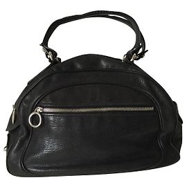 Borsa a mano Dolce & Gabbana Olivia in pelle nera con volant