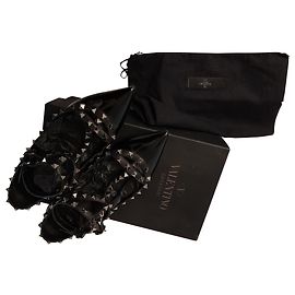 Ballerine Valentino Rockstud in vernice nera