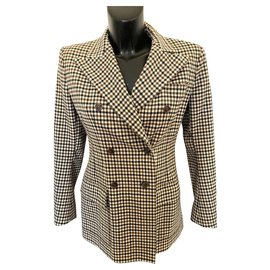 Veste Yves Saint Laurent en laine beige