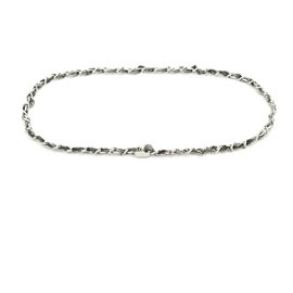 LOCKER SILVER VELVET T.80 - Chanel