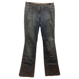 Jeans ROCCOBAROCCO Azul Marino Algodón Cristales