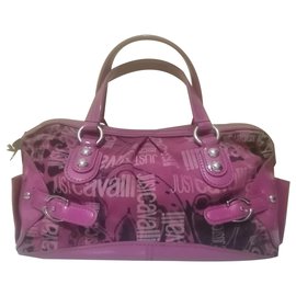 Just Cavalli Handtasche Fuschia Lack