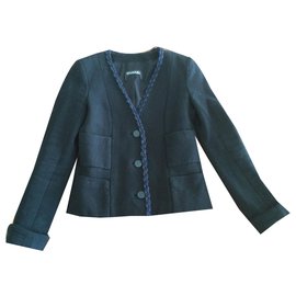 Giacca Chanel in cotone nero