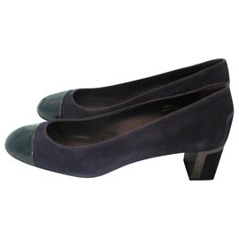 Décolleté Tod's in scamosciato blu navy 40.5