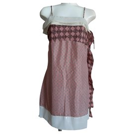 Liu.Jo Liu.Vestido jo de seda rosa